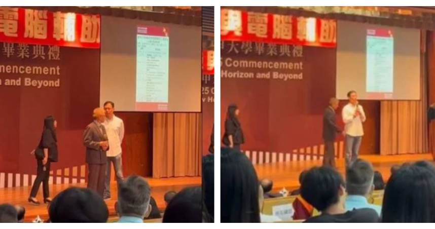 逢甲大學畢典現場家長爆激烈衝突，校方無奈喊卡典禮，將補辦。（圖／翻攝自Threads）