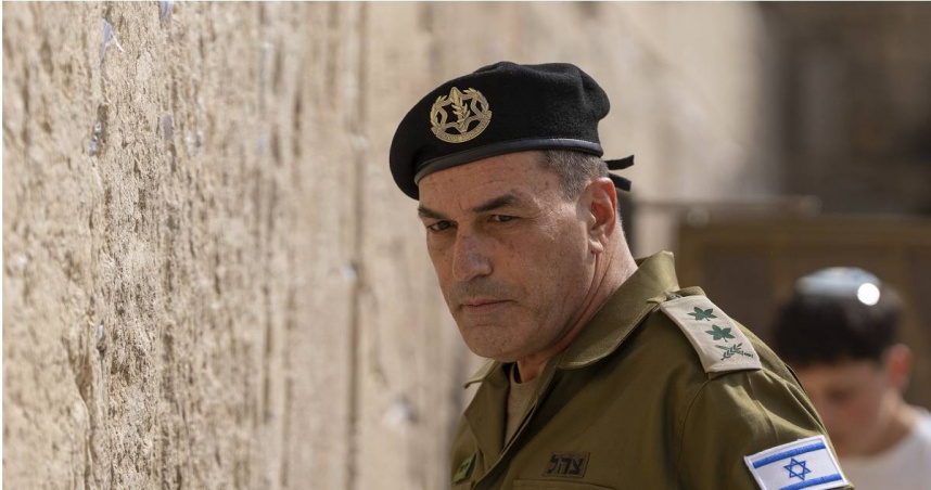 以色列國防軍（IDF）參謀總長中將扎米爾（Eyal Zamir）。（圖／達志／美聯社）