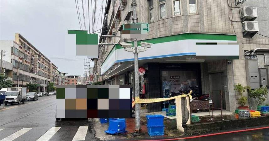 台中豐原一家超商今天發生凶殺案，死者是簽下韓國職棒啦啦隊女神河智媛與禹洙漢經紀約的老闆詹智能。（圖／翻攝畫面）
