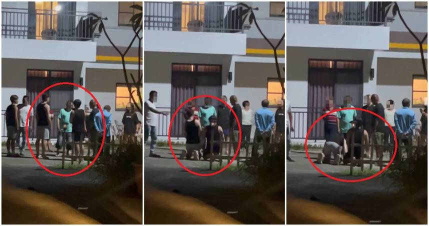 北部一群大學生共8人近日前往小琉球進行3天2夜之旅，誰知第一天晚上騎機車時就與當地潛水店老闆發生行車糾紛，事後遭潛水店老闆烙人追到民宿堵人。（圖／翻攝Threads）