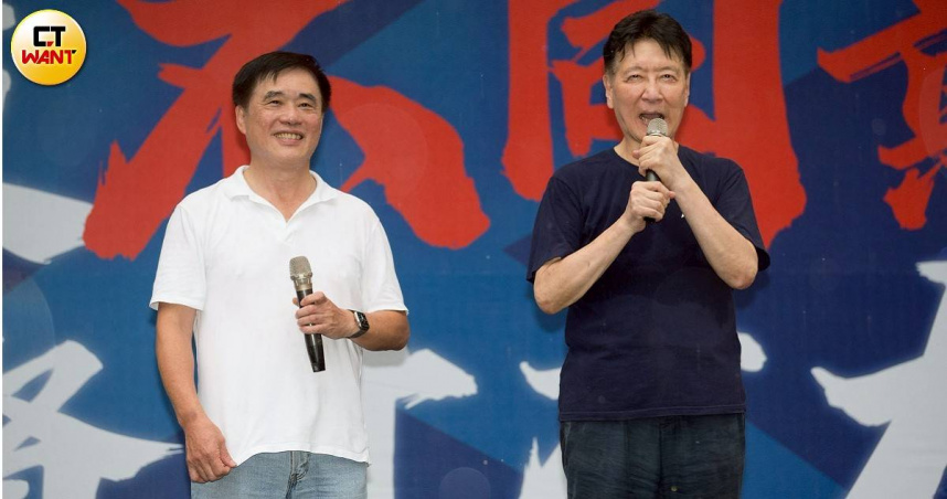 前台北市長郝龍斌將與前中廣董事長趙少康整合，決出一人參選國民黨主席。（圖／黃威彬攝）