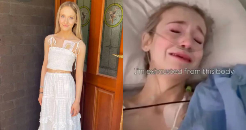 澳洲25歲女子荷蘭（Annaliese Holland），因長年飽受罕見且末期的神經疾病折磨，近日決定啟動澳洲合法的「自願協助死亡」（VAD）程序。（圖／翻攝自IG，Annaliese Holland）