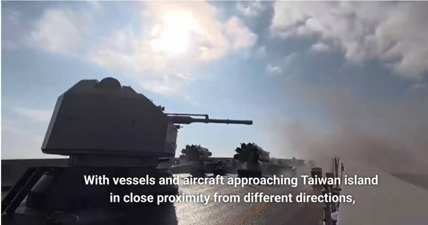 中國人民解放軍（People’s Liberation Army）於今（30日）展開第2天的圍台實彈軍演。（圖／翻攝自解放軍東部戰區）