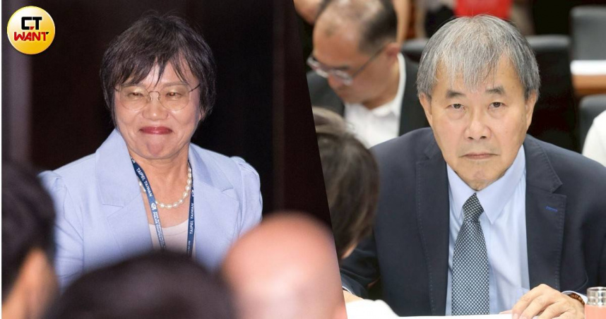 內政部長劉世芳（左）及教育部長鄭英耀（右）被列為「台獨頑固份子」。（製圖／CTWANT攝影組）