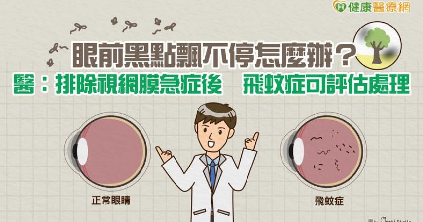 飛蚊症從何而來？眼內玻璃體混濁是主因