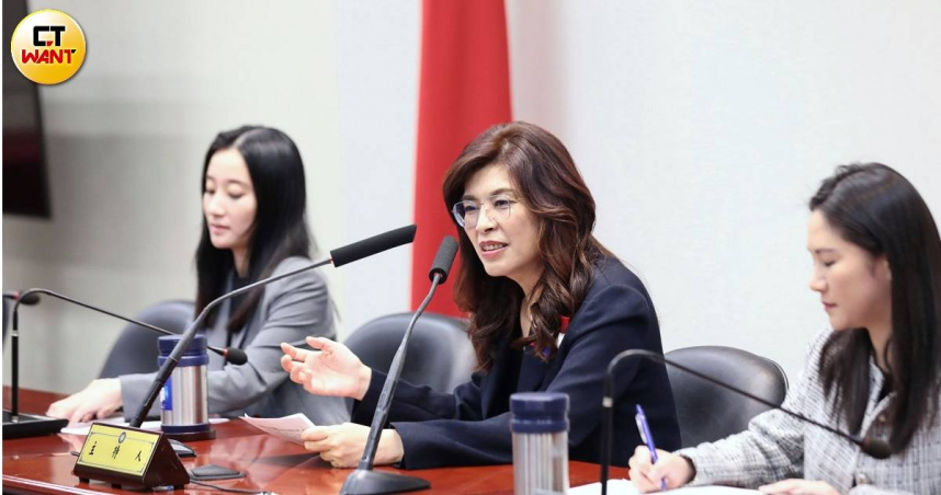 國民黨主席鄭麗文近日訪美，相關行程申請民主基金會補助引發討論。（圖／周志龍攝）