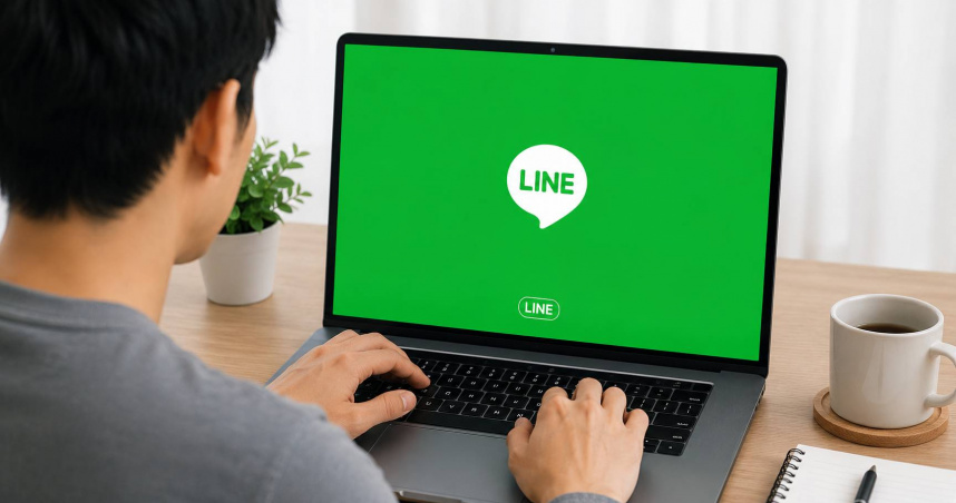 LINE已停止支援macOS 13作業系統。（圖／AI示意圖）