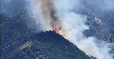 南投大水窟山爆森林大火! 發動空援緊急搶救