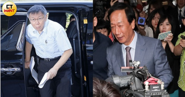 柯P指被政治老狐狸欺負 郭台銘:他每天餵鯊魚嗜血成性