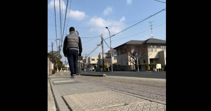 完成三天徒步從神戶走到京都，羅智強說雙腿雖酸麻，但收穫滿滿（圖／翻攝自羅智強臉書）