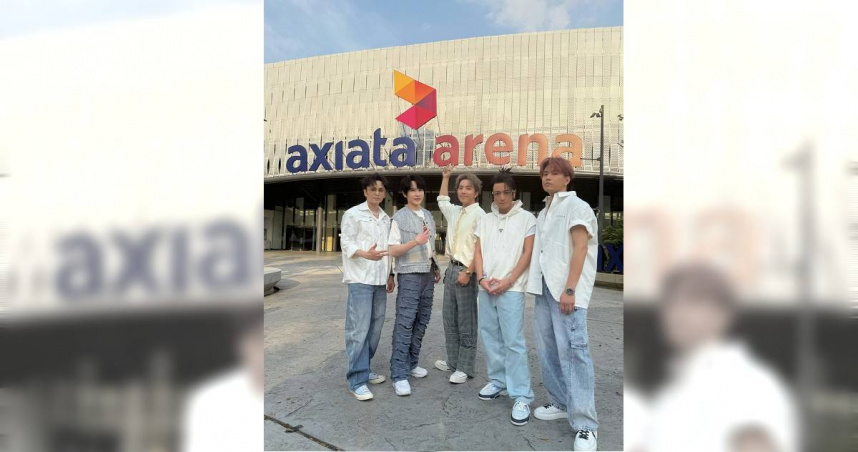 Energy前往《一觸即發》大馬演唱會場館Axiata Arena。（圖／相信音樂提供）