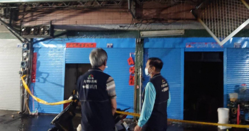 台中市大里區中興路1處民宅今（15日）凌晨發生火災。（圖／台中市政府提供）