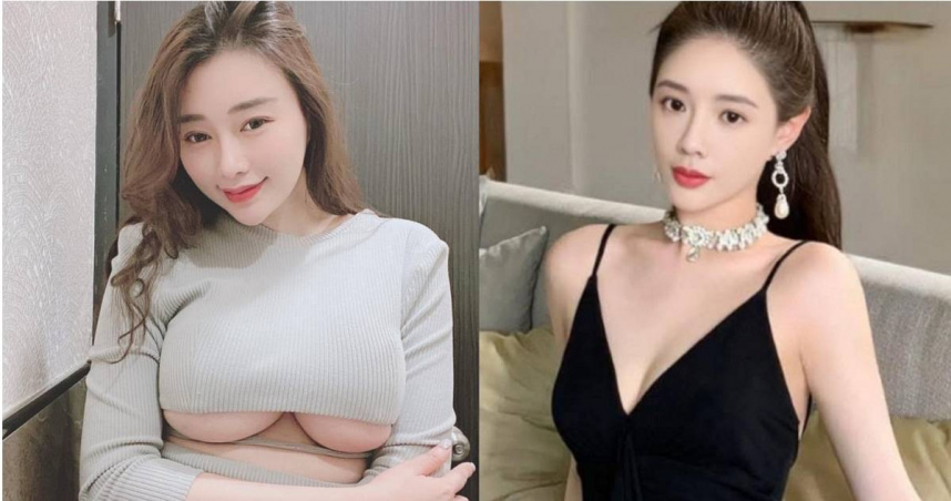 模特蔡語芯（左）牛奶針昏迷拔管亡，家屬遭控訴怒赴警局提告翁子涵。（圖／翻攝自蔡語芯、翁子涵臉書）