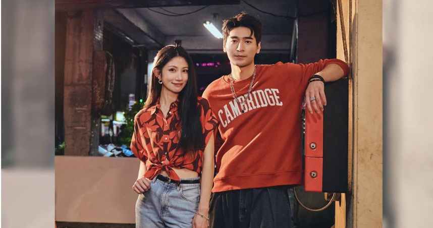 李千娜（右）新歌〈愛情研究院〉，MV邀來涂善存演出男主角。（圖／環球音樂提供）