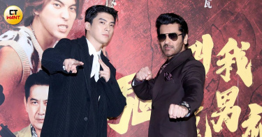 林哲熹、阿建巴吉瓦合作台印電影《叫我驅魔男神》。（圖／侯世駿攝）