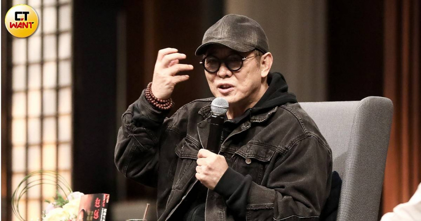 李連杰出席大愛講座。（圖／侯世駿攝）