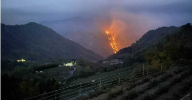 阿里山又燒起來了 目擊者:疑乾燥致火勢猛烈,恐燒3天3夜