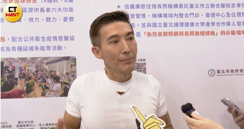 好友潘若迪出席活動鬆口好友沈玉琳最新病況。（圖／蘇聖倫攝）