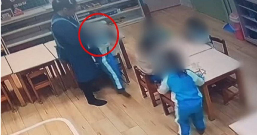 北市萬華一間老牌私立幼兒園被爆出教保員將孩童自頭部提起大力甩晃，甚至還專挑弱勢小孩打。（圖／立委林月琴提供）