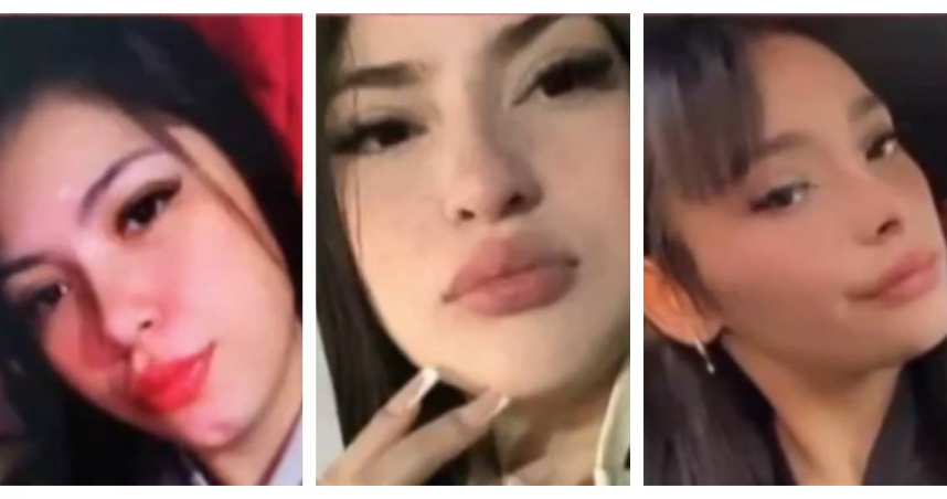 三名受害女子生前最後身影曝光，畫面中可見她們在街邊搭上一輛白色汽車，當時仍未察覺將步入死亡陷阱。」（圖／翻攝自X@C5N）