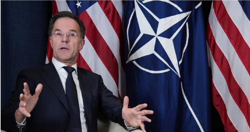 北約秘書長呂特（Mark Rutte）。（圖／達志／美聯社）