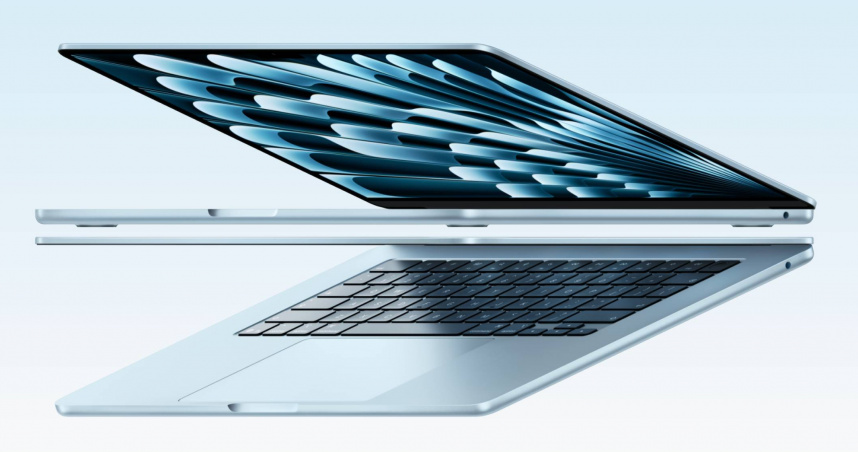 MacBook Air與MacBook Pro系列筆電，導入M5晶片架構。（圖／APPLE官網）