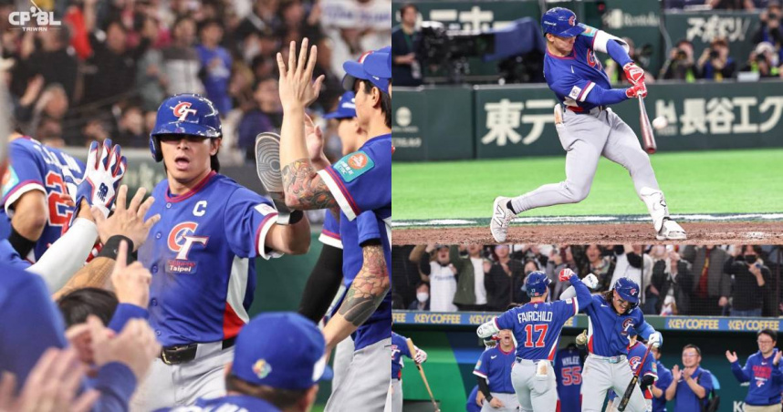 2026年世界棒球經典賽（WBC）C組預賽週日（8日）在東京巨蛋上演關鍵戰役，中華隊在背水一戰中以5比4擊敗韓國隊。（圖／翻攝自臉書，CPBL 中華職棒）