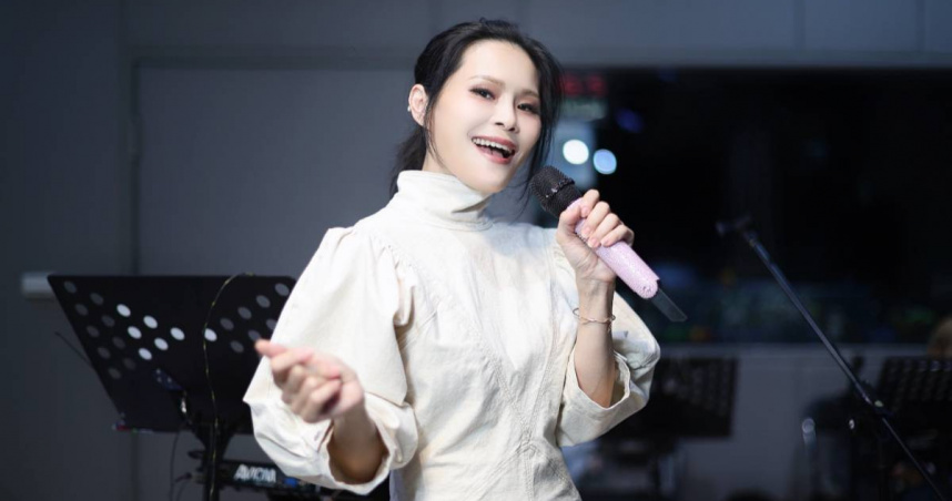 周蕙為台北小巨蛋演場會彩排。（圖／寬宏藝術提供）