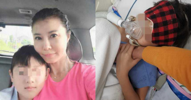 13歲兒邊哭邊吐血!醫曝「生命跡象不穩」一周是關鍵 岳庭痛哭:拜託老天