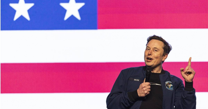 美國總統高級顧問馬斯克（Elon Musk）。（圖／達志／美聯社）