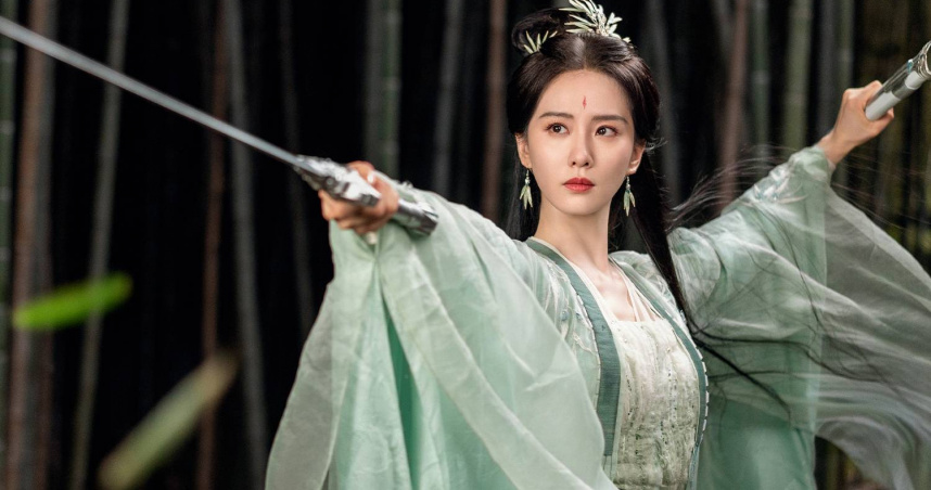劉詩詩在《淮水竹亭》中飾演「東方淮竹」。（圖／iQIYI愛奇藝國際版提供）