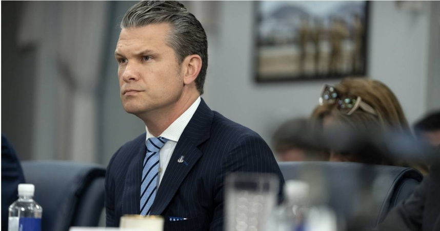 美國國防部長赫格塞斯（Pete Hegseth）。（圖／達志／美聯社）
