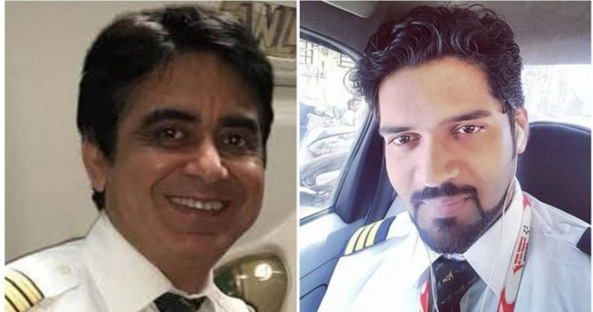 機長薩布哈瓦爾（左）、副機長昆德（右）。（翻攝X@upuknews1）