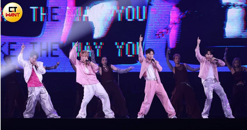 Energy Toro雖然要照顧家人，但還是在演出時出現。（圖／焦正德攝）