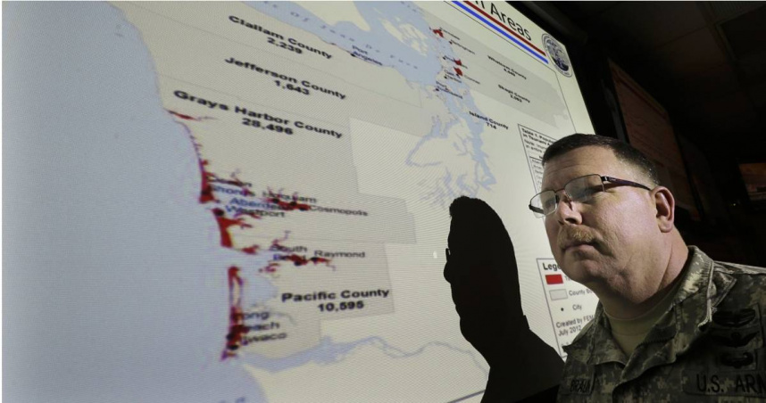 美國聯邦政府、州政府及軍方，近年已開始為「卡斯凱迪亞隱沒帶」上潛在的末日級地震，制定應變計畫。（圖／達志／美聯社）