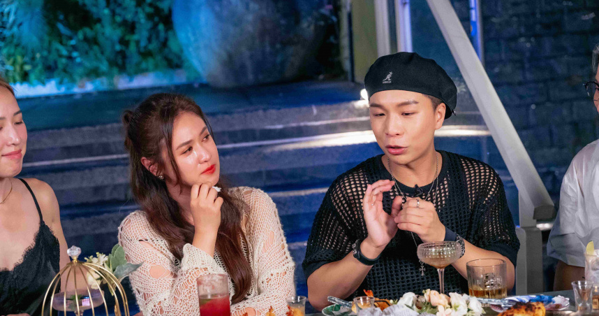 吳姍儒（左）透露因近期工作滿檔忽略了家務，夫妻倆因此起了些爭執。（圖／東森綜合台提供）