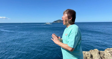 胡瓜造訪北海岸百年漁村，解鎖人生首次的「深澳鐵道自行車」體驗。（圖／下面一位提供）