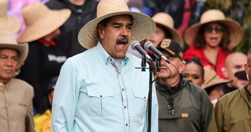 委內瑞拉總統馬杜洛（Nicolas Maduro）。（圖／達志／美聯社）