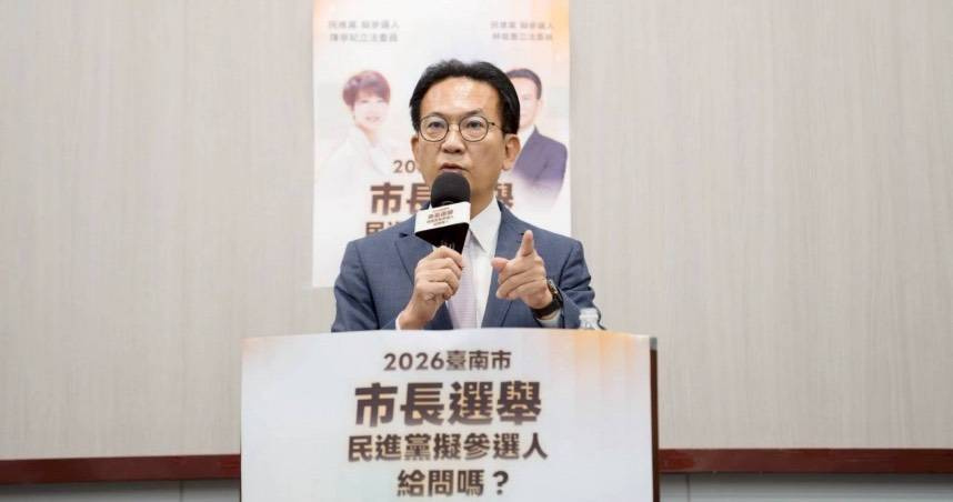 財經網美胡采蘋6日發文推薦，林俊憲是台南市長初選最好的選擇。（圖/林俊憲辦公室提供）