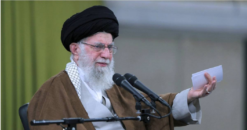 伊朗最高領袖哈米尼（Ali Khamenei）。（圖／達志／美聯社）