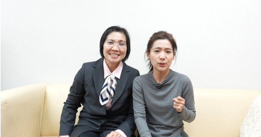 徐巧芯秀客語力挺徐欣瑩。（圖／徐欣瑩辦公室提供）