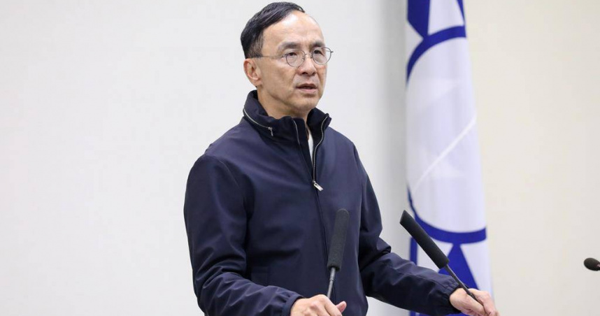 國民黨前主席朱立倫表示，台灣怎麼會走向這樣民主的倒退。（圖／報系資料庫）