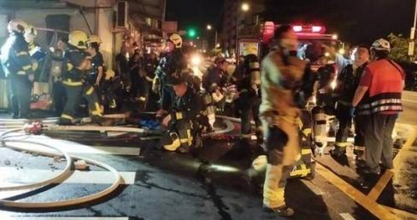 知名林家排骨疑氣爆竄火。（圖／翻攝畫面）