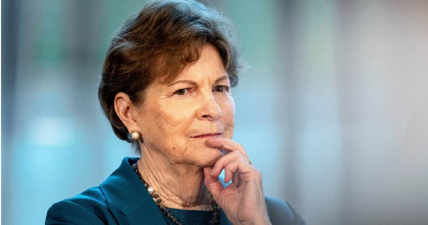 美國參議院外交委員會的民主黨首席議員沙欣（Jeanne Shaheen）。（圖／達志／美聯社）