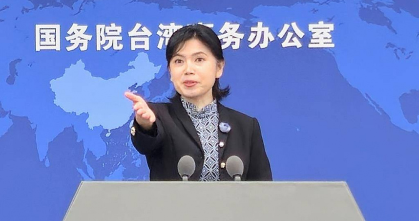 大陸國台辦發言人朱鳳蓮。（圖／中國時報記者藍孝威攝）