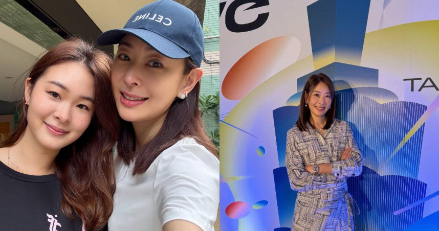 賈永婕與女兒「小羽」。（圖／翻攝自臉書／賈永婕的跑跳人生）