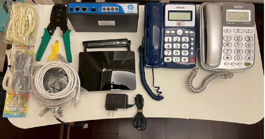 刑事局啟動「淨話專案」，掃除詐欺話務機房（圖／警方提供）