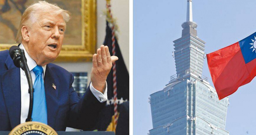 美國總統川普（左圖，路透）7月31日一早在「真實社群」發聲表示，關稅正讓美國再次偉大和富有。截至31日早上11點（台北時間31日晚間11點），對美貿易逆差前10國中，僅剩台灣（右圖，美聯社）的關稅稅率尚未公布。