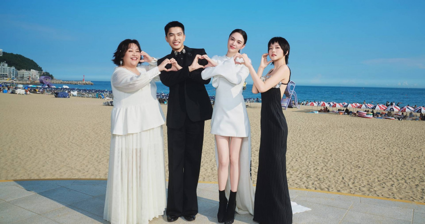 「非常演員」鍾欣凌、曾敬驊、張榕容、「非常新人」林廷憶璀璨五星釜山大集結。（圖／台北電影節提供）