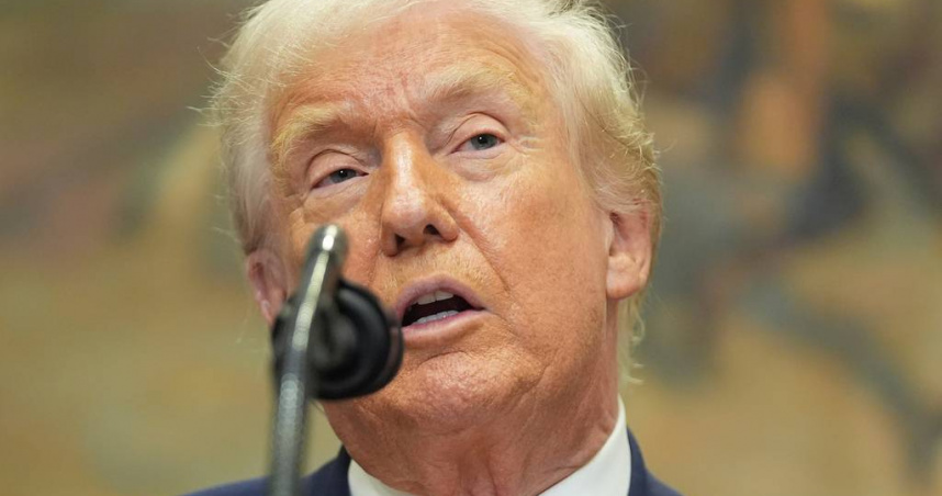 美國總統川普。（圖／達志／美聯社）